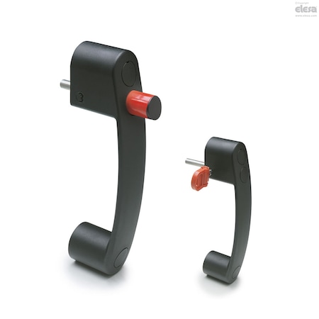 Elesa Handle with safety locking device, EBR.150-CH-6-16-C1 EBR-CH